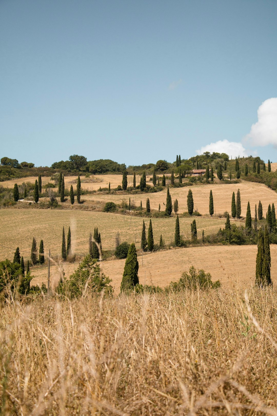 tuscany village landscape